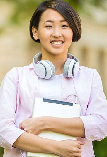 Young Asian Girl Smiling in Belleville, IL