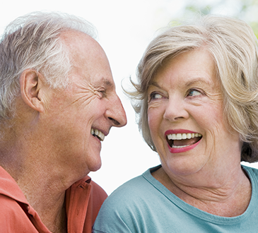 Senior Couple Laughing in Belleville, IL