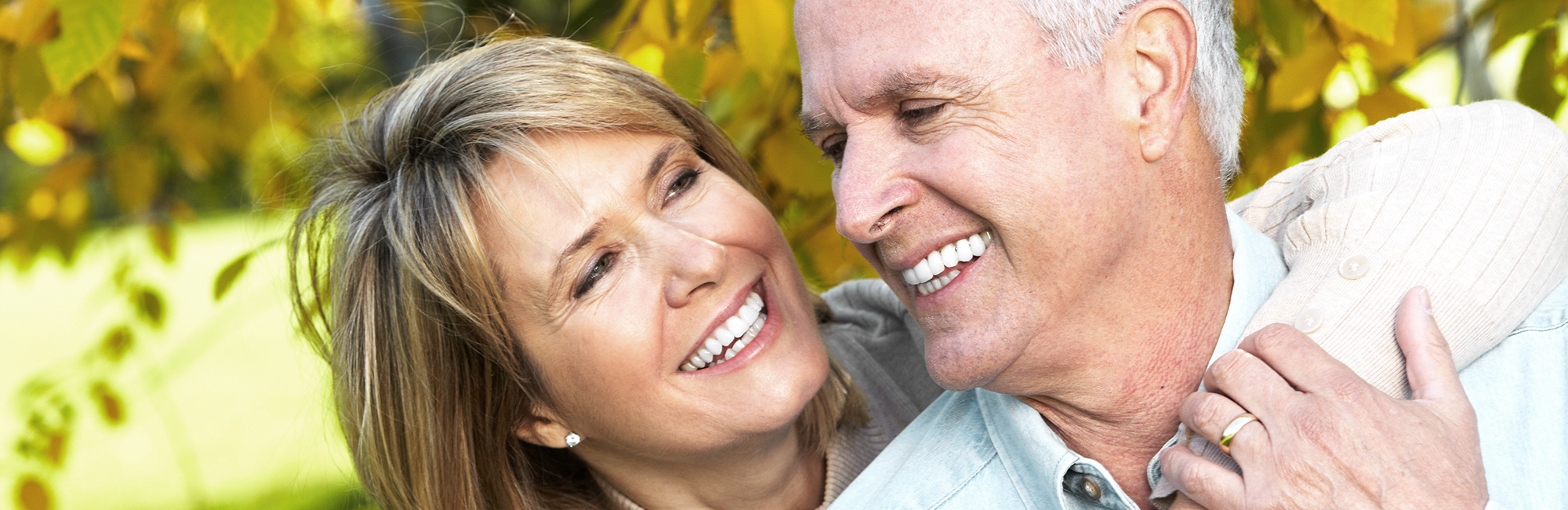 Old Couple Smiling