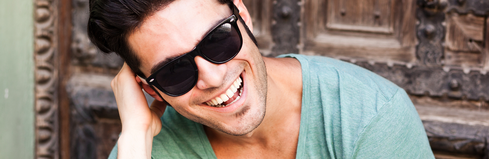Handsome Guy Smiling